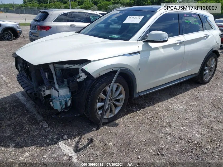 3PCAJ5M17KF130007 2019 Infiniti Qx50 Luxe