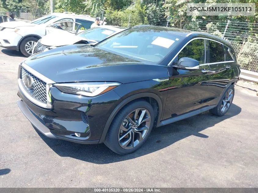 3PCAJ5M12KF105113 2019 Infiniti Qx50 Essential