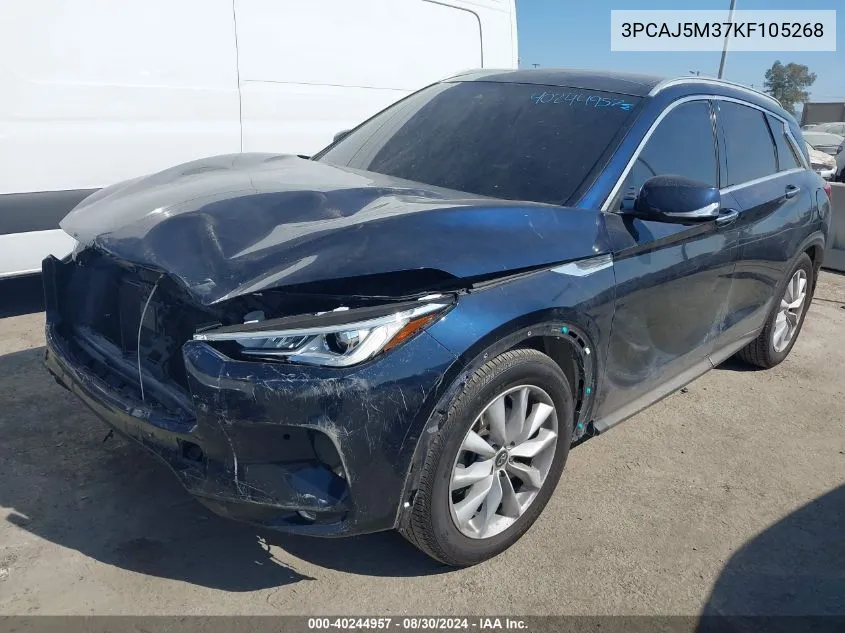 3PCAJ5M37KF105268 2019 Infiniti Qx50 Essential