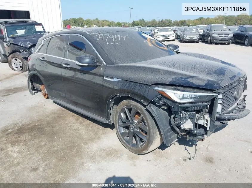 3PCAJ5M3XKF111856 2019 Infiniti Qx50 Essential/Luxe/Pure