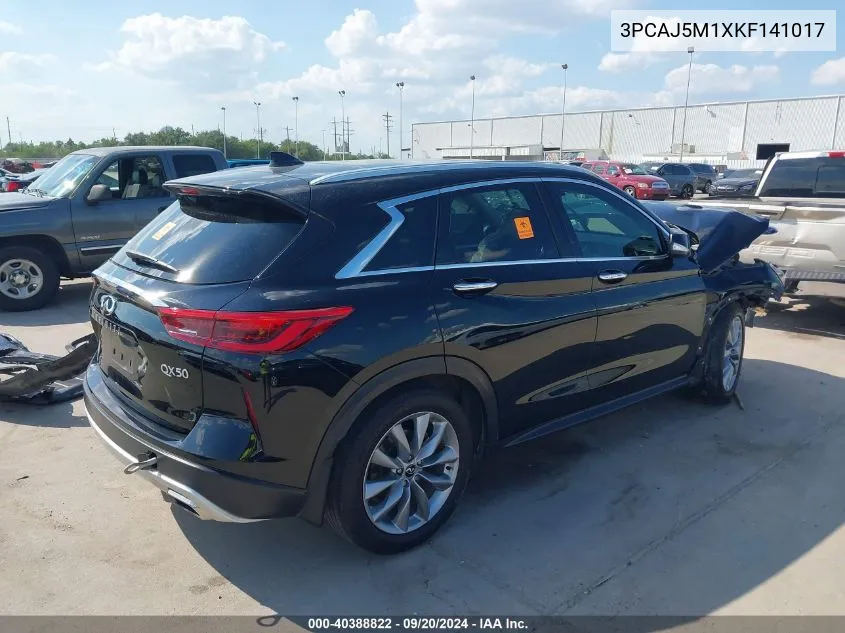 3PCAJ5M1XKF141017 2019 Infiniti Qx50 Luxe