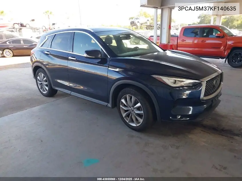 3PCAJ5M37KF140635 2019 Infiniti Qx50 Luxe