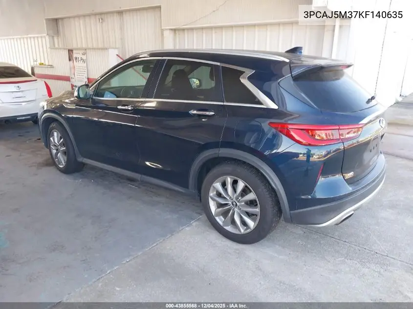 3PCAJ5M37KF140635 2019 Infiniti Qx50 Luxe