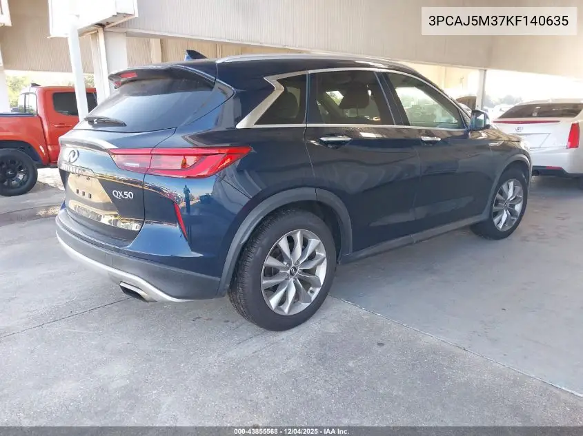 3PCAJ5M37KF140635 2019 Infiniti Qx50 Luxe