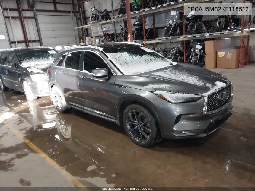 3PCAJ5M32KF118512 2019 Infiniti Qx50 Essential