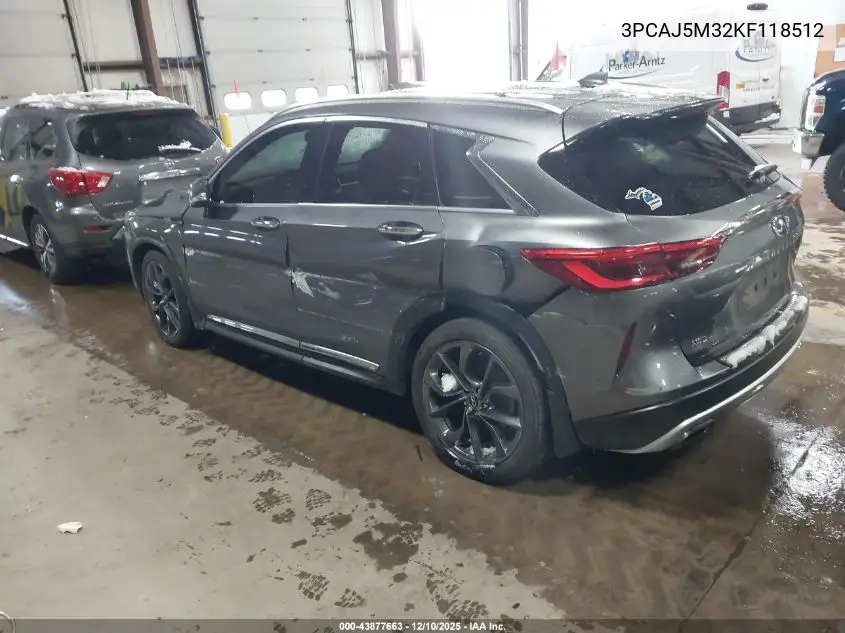 3PCAJ5M32KF118512 2019 Infiniti Qx50 Essential