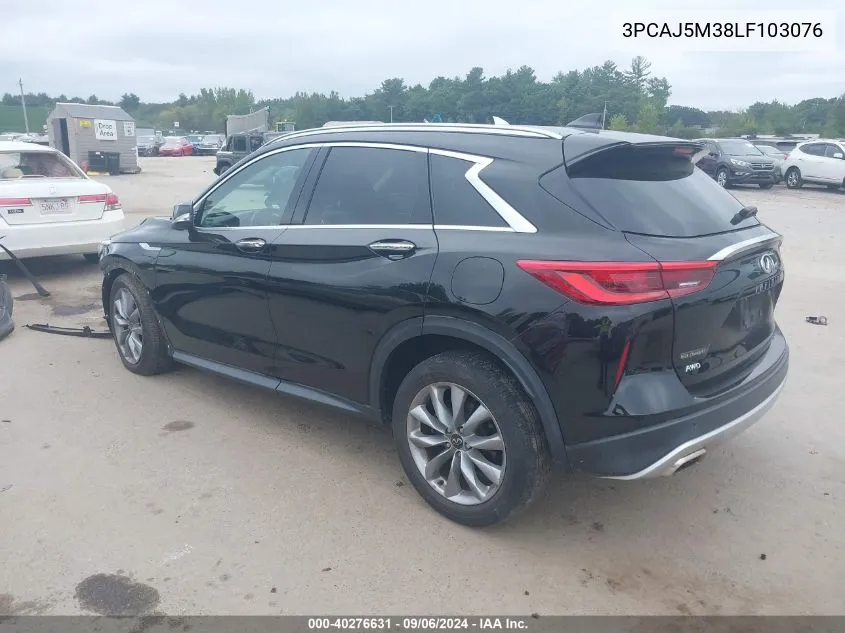 3PCAJ5M38LF103076 2020 Infiniti Qx50 Luxe Awd