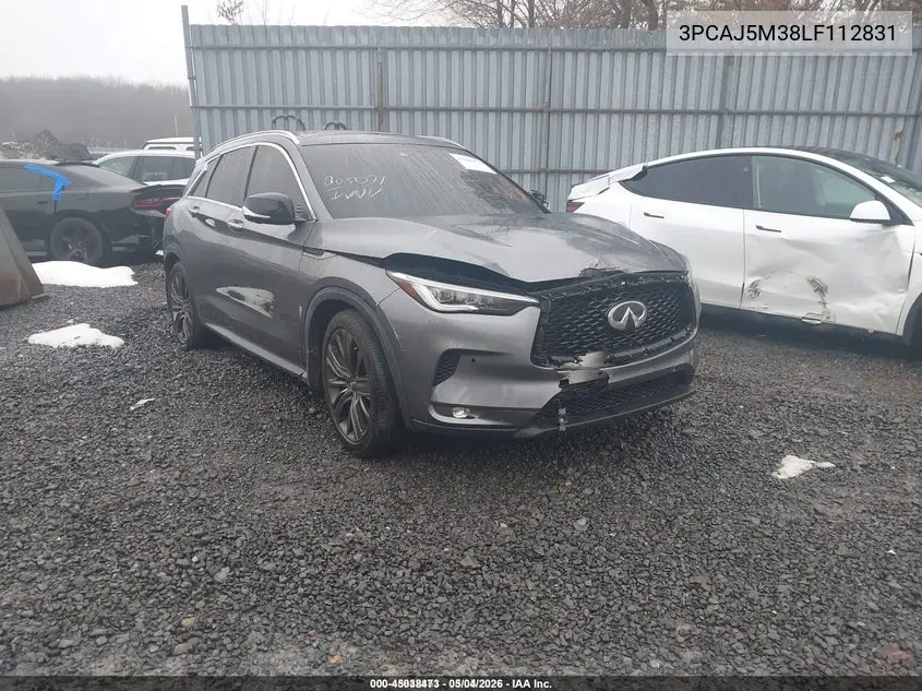 3PCAJ5M38LF112831 2020 Infiniti Qx50 Essential Awd
