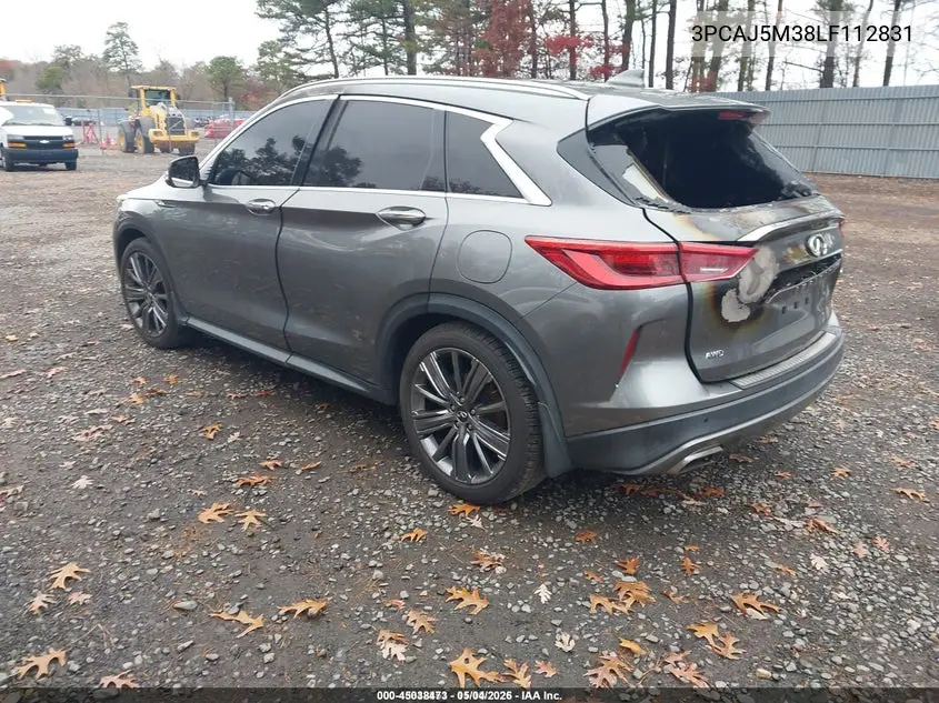 3PCAJ5M38LF112831 2020 Infiniti Qx50 Essential Awd