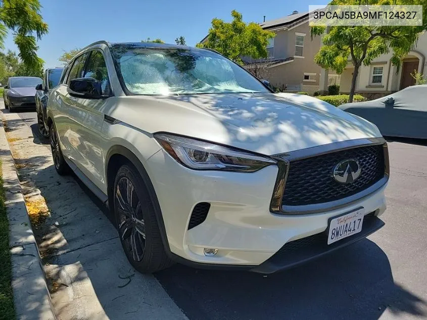 3PCAJ5BA9MF124327 2021 Infiniti Qx50 Luxe