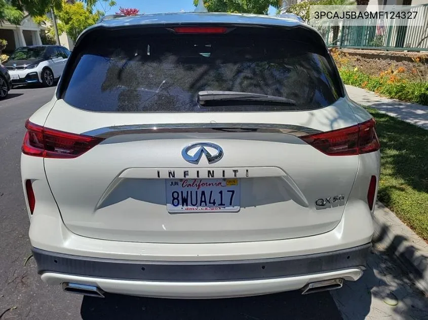 3PCAJ5BA9MF124327 2021 Infiniti Qx50 Luxe