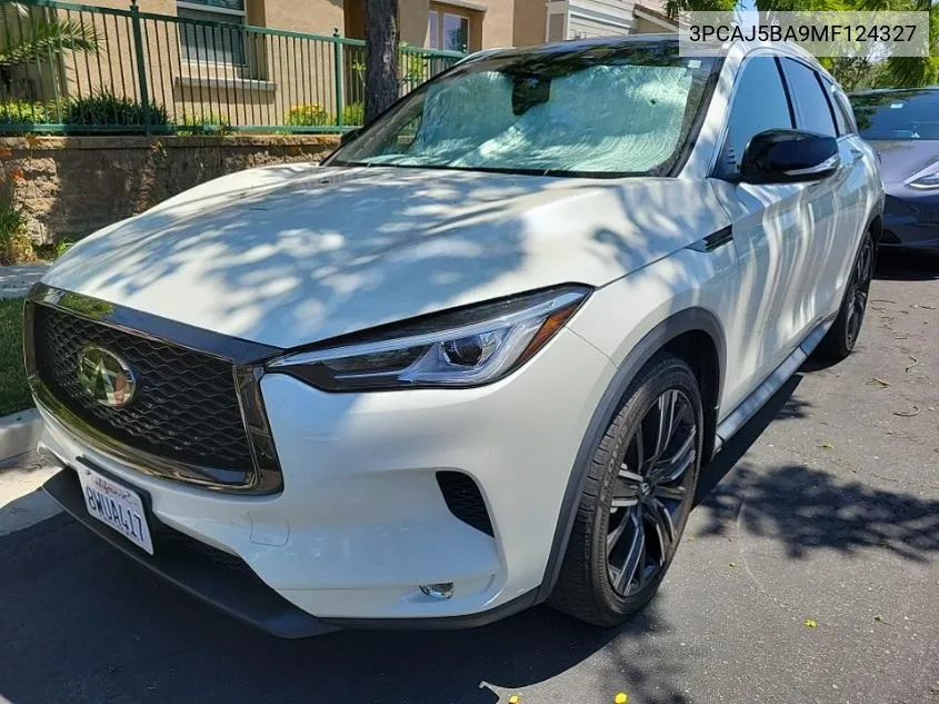 3PCAJ5BA9MF124327 2021 Infiniti Qx50 Luxe