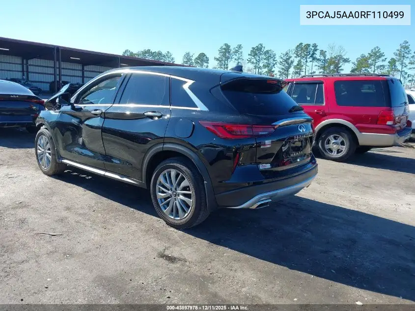 3PCAJ5AA0RF110499 2024 Infiniti Qx50 Pure