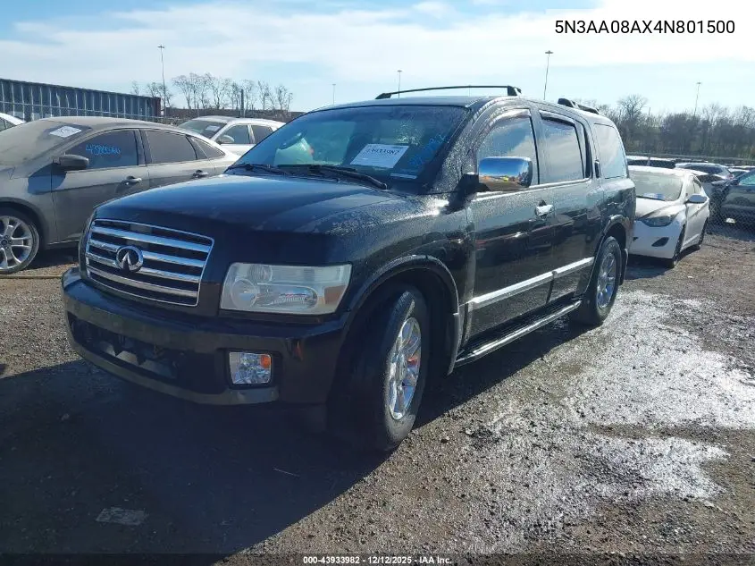 5N3AA08AX4N801500 2004 Infiniti Qx56