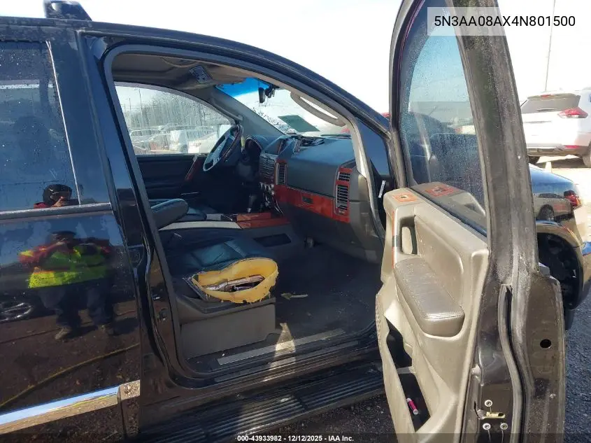 5N3AA08AX4N801500 2004 Infiniti Qx56