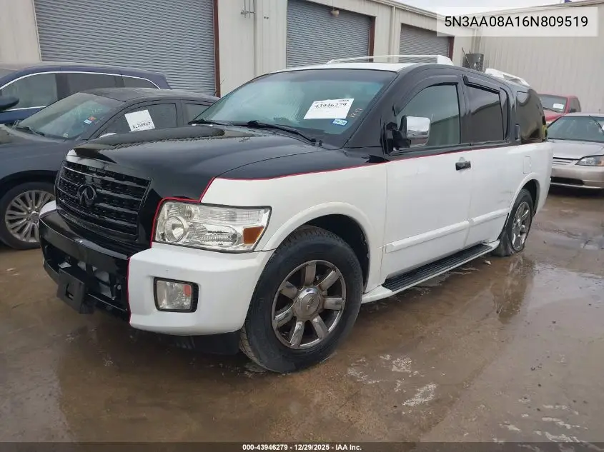 5N3AA08A16N809519 2006 Infiniti Qx56