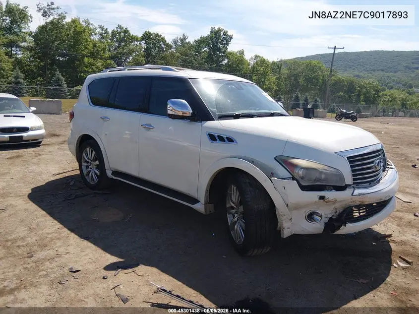 2012 Infiniti Qx56 VIN: JN8AZ2NE7C9017893 Lot: 45301438