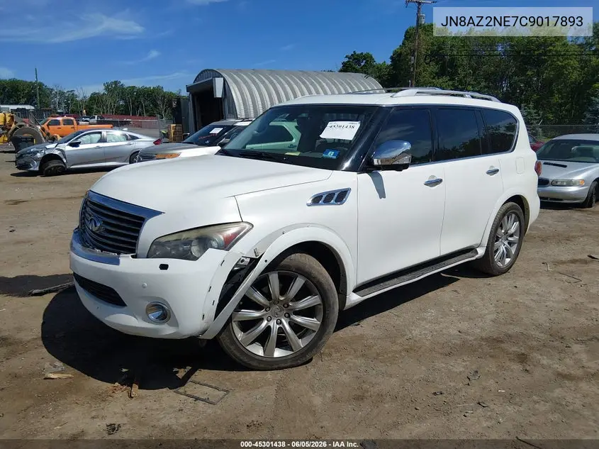 2012 Infiniti Qx56 VIN: JN8AZ2NE7C9017893 Lot: 45301438