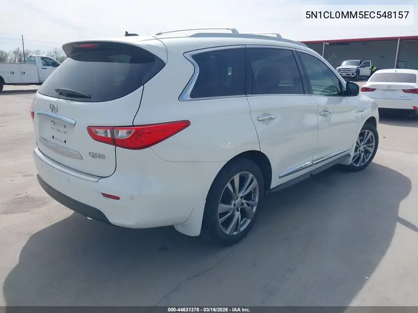5N1CL0MM5EC548157 2014 Infiniti Qx60 Hybrid