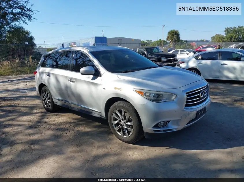 5N1AL0MM5EC518356 2014 Infiniti Qx60
