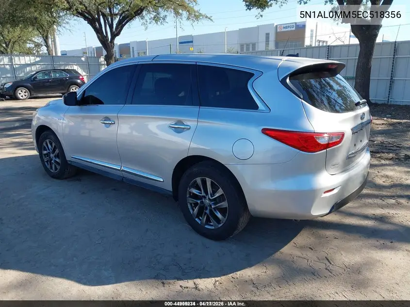 5N1AL0MM5EC518356 2014 Infiniti Qx60