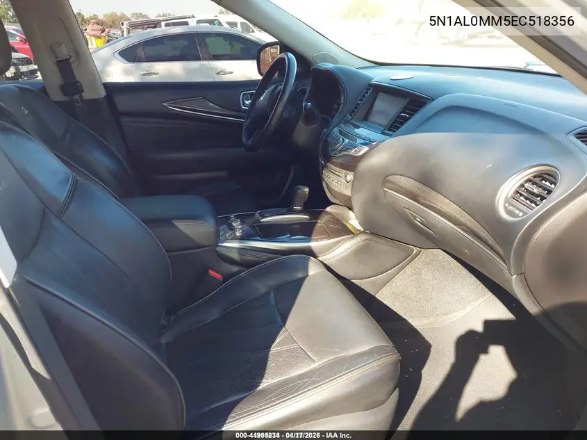 5N1AL0MM5EC518356 2014 Infiniti Qx60