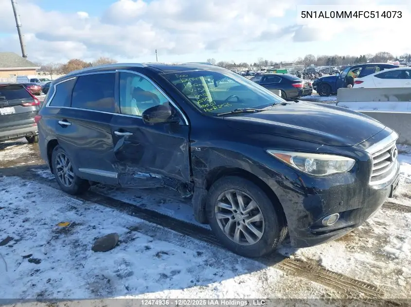 5N1AL0MM4FC514073 2015 Infiniti Qx60
