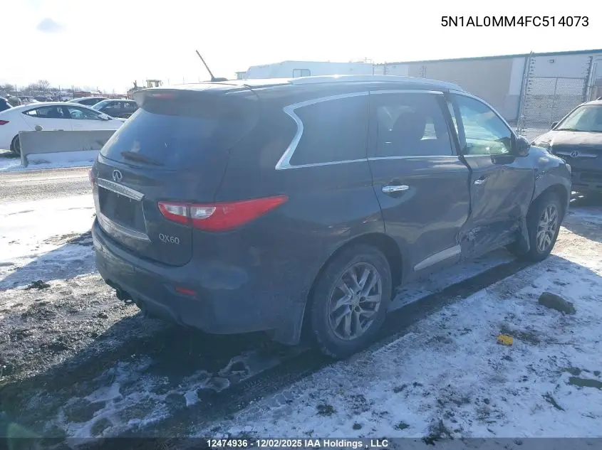 5N1AL0MM4FC514073 2015 Infiniti Qx60