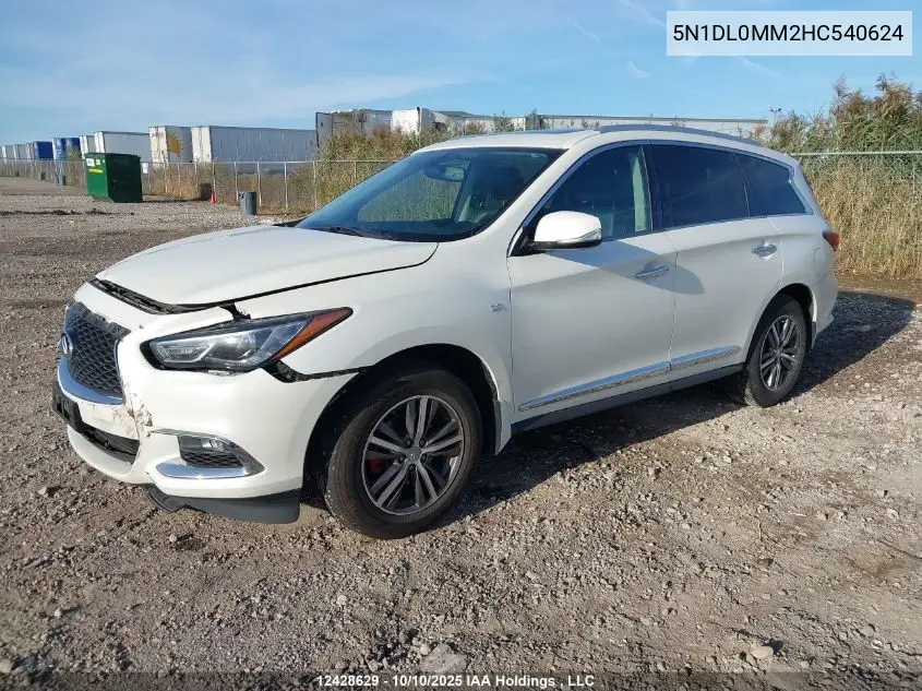 5N1DL0MM2HC540624 2017 Infiniti Qx60
