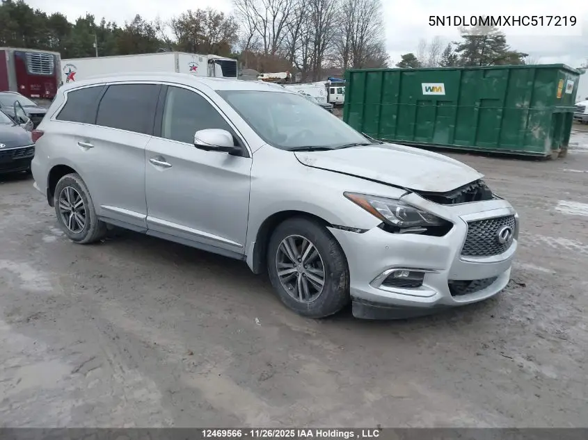 5N1DL0MMXHC517219 2017 Infiniti Qx60