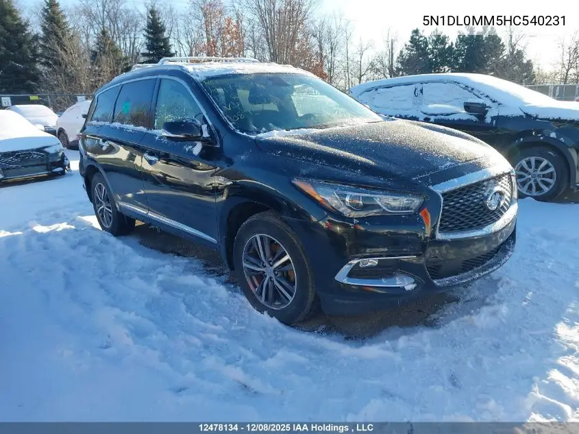 5N1DL0MM5HC540231 2017 Infiniti Qx60
