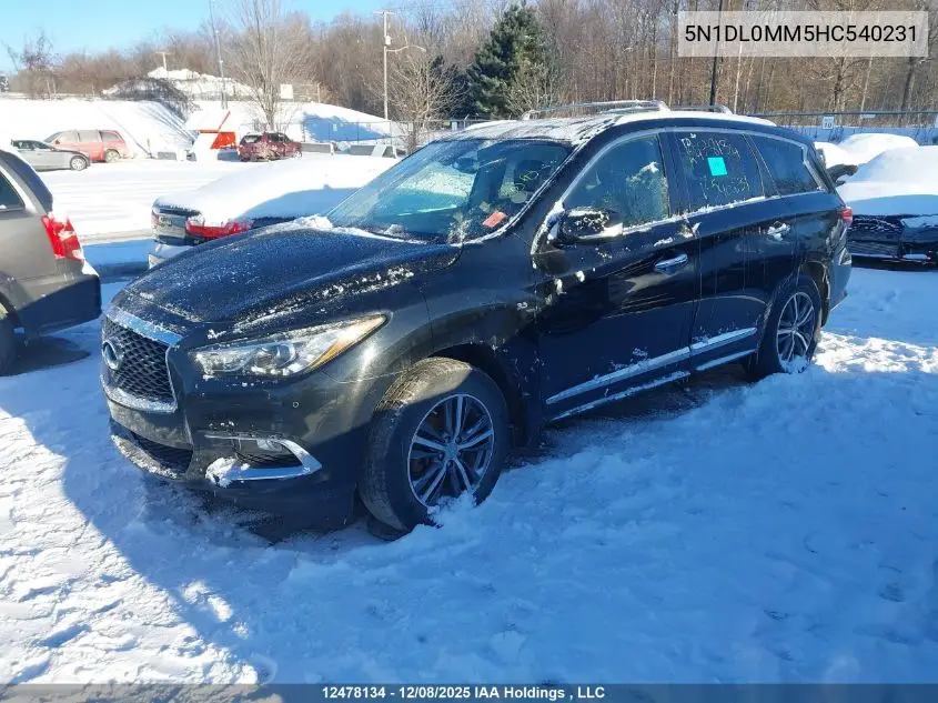 5N1DL0MM5HC540231 2017 Infiniti Qx60