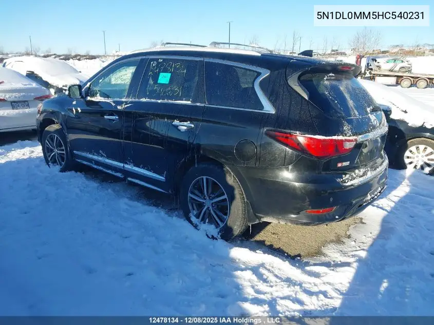 5N1DL0MM5HC540231 2017 Infiniti Qx60