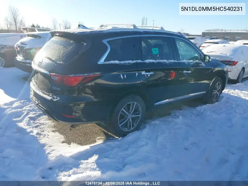 5N1DL0MM5HC540231 2017 Infiniti Qx60