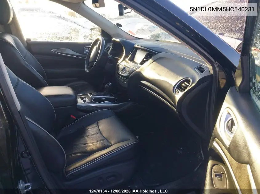 5N1DL0MM5HC540231 2017 Infiniti Qx60