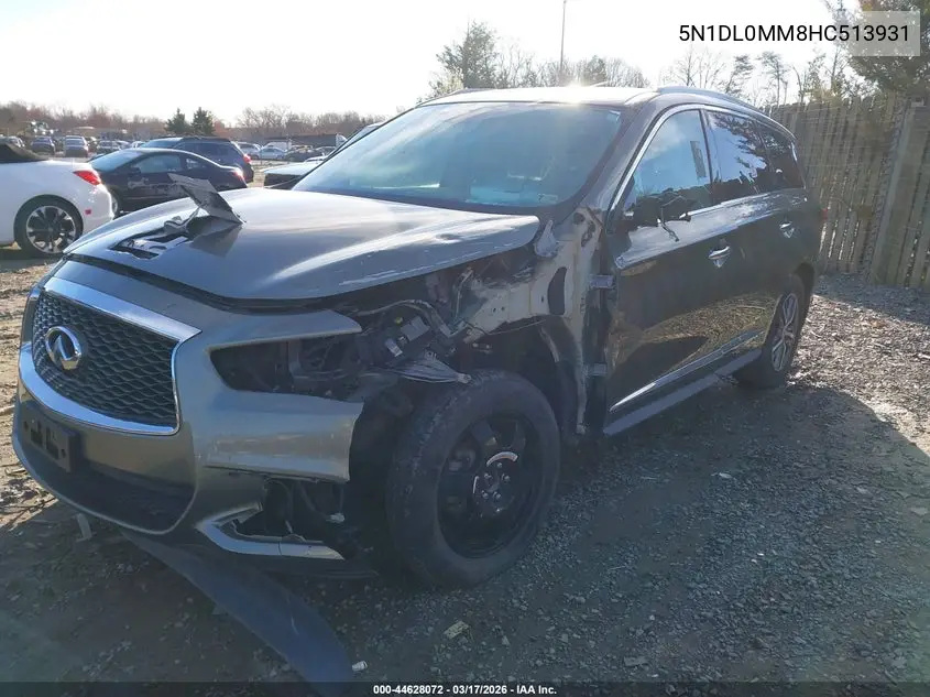 5N1DL0MM8HC513931 2017 Infiniti Qx60