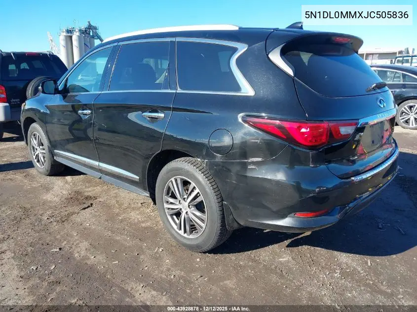 5N1DL0MMXJC505836 2018 Infiniti Qx60