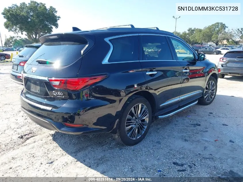 5N1DL0MM3KC531728 2019 Infiniti Qx60 Luxe