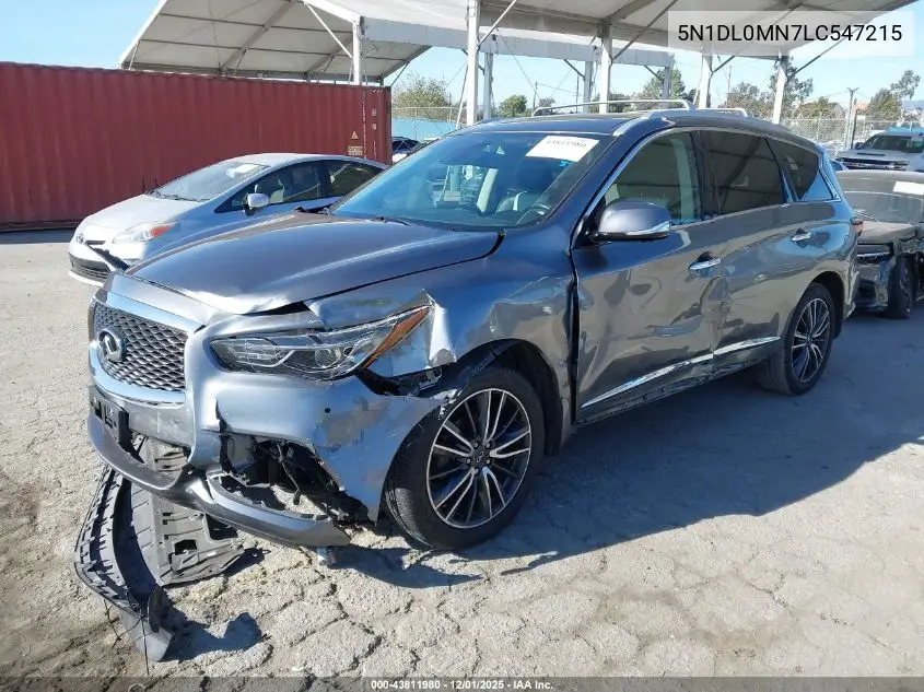5N1DL0MN7LC547215 2020 Infiniti Qx60 Signature Edition