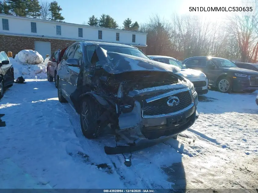 5N1DL0MM0LC530635 2020 Infiniti Qx60 Luxe Awd