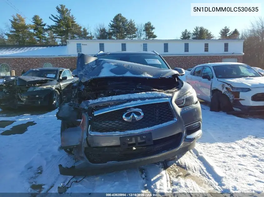 5N1DL0MM0LC530635 2020 Infiniti Qx60 Luxe Awd