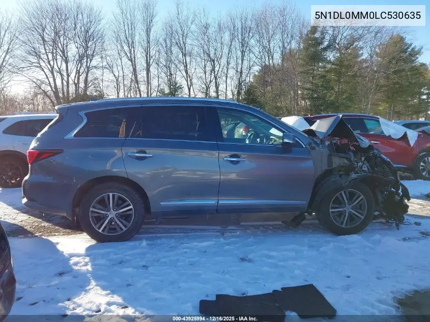 5N1DL0MM0LC530635 2020 Infiniti Qx60 Luxe Awd
