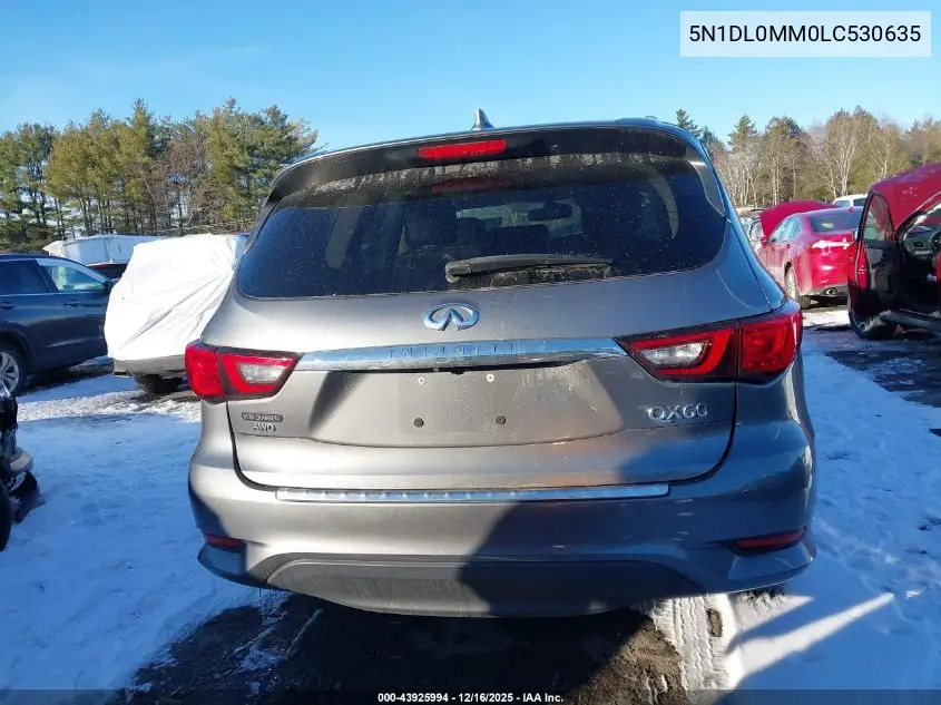 5N1DL0MM0LC530635 2020 Infiniti Qx60 Luxe Awd