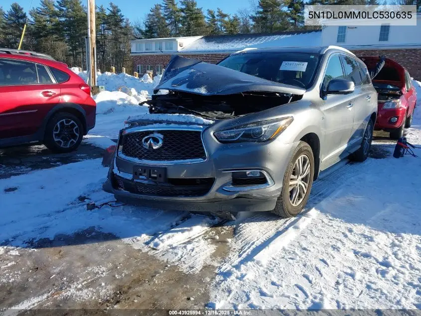 5N1DL0MM0LC530635 2020 Infiniti Qx60 Luxe Awd