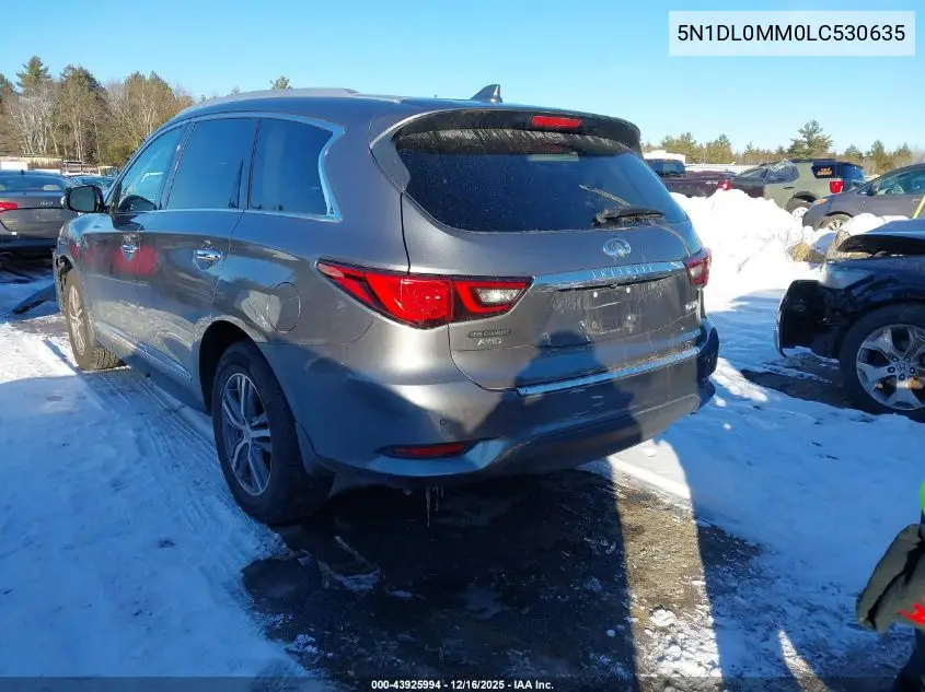 5N1DL0MM0LC530635 2020 Infiniti Qx60 Luxe Awd