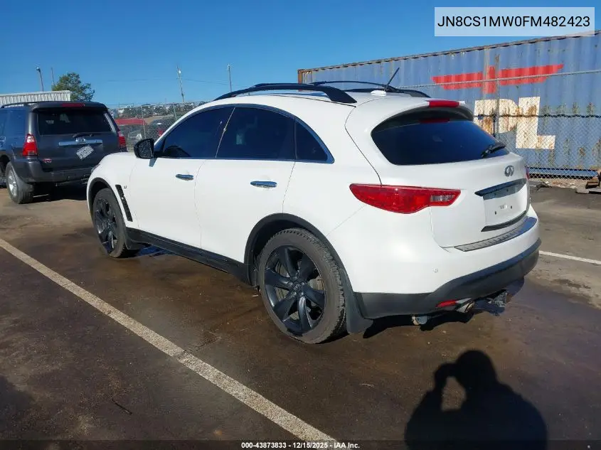JN8CS1MW0FM482423 2015 Infiniti Qx70