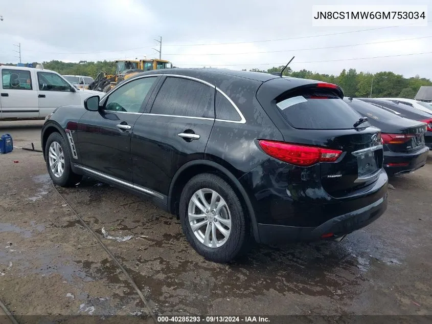 JN8CS1MW6GM753034 2016 Infiniti Qx70