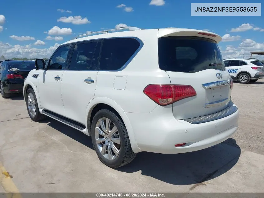 2014 Infiniti Qx80 VIN: JN8AZ2NF3E9553655 Lot: 40214745