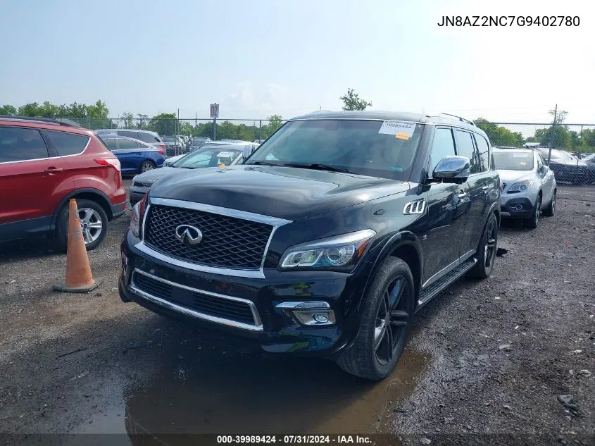 2016 Infiniti Qx80 VIN: JN8AZ2NC7G9402780 Lot: 39989424