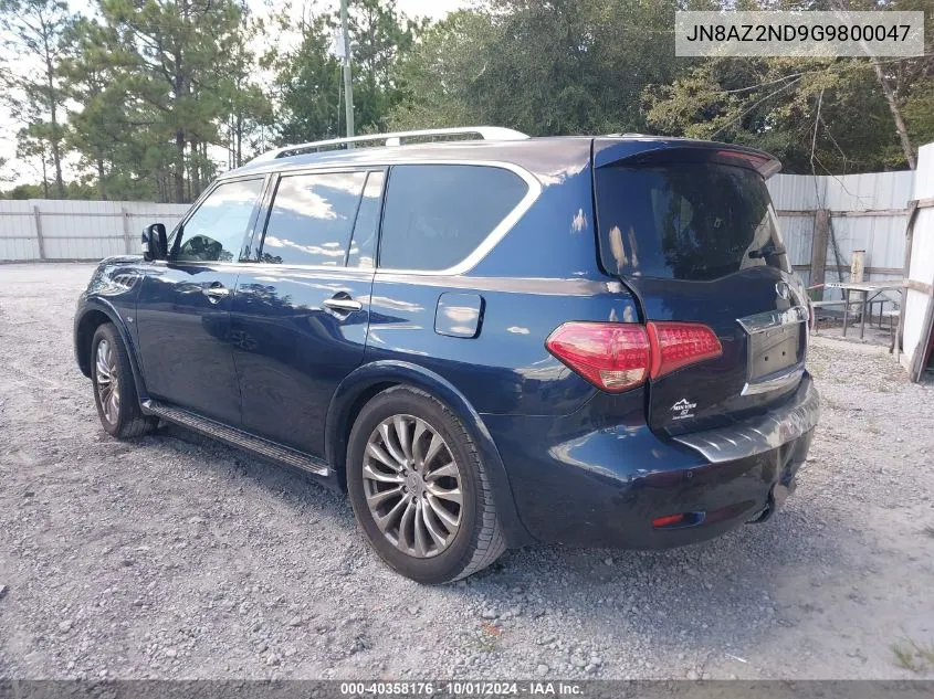 JN8AZ2ND9G9800047 2016 Infiniti Qx80